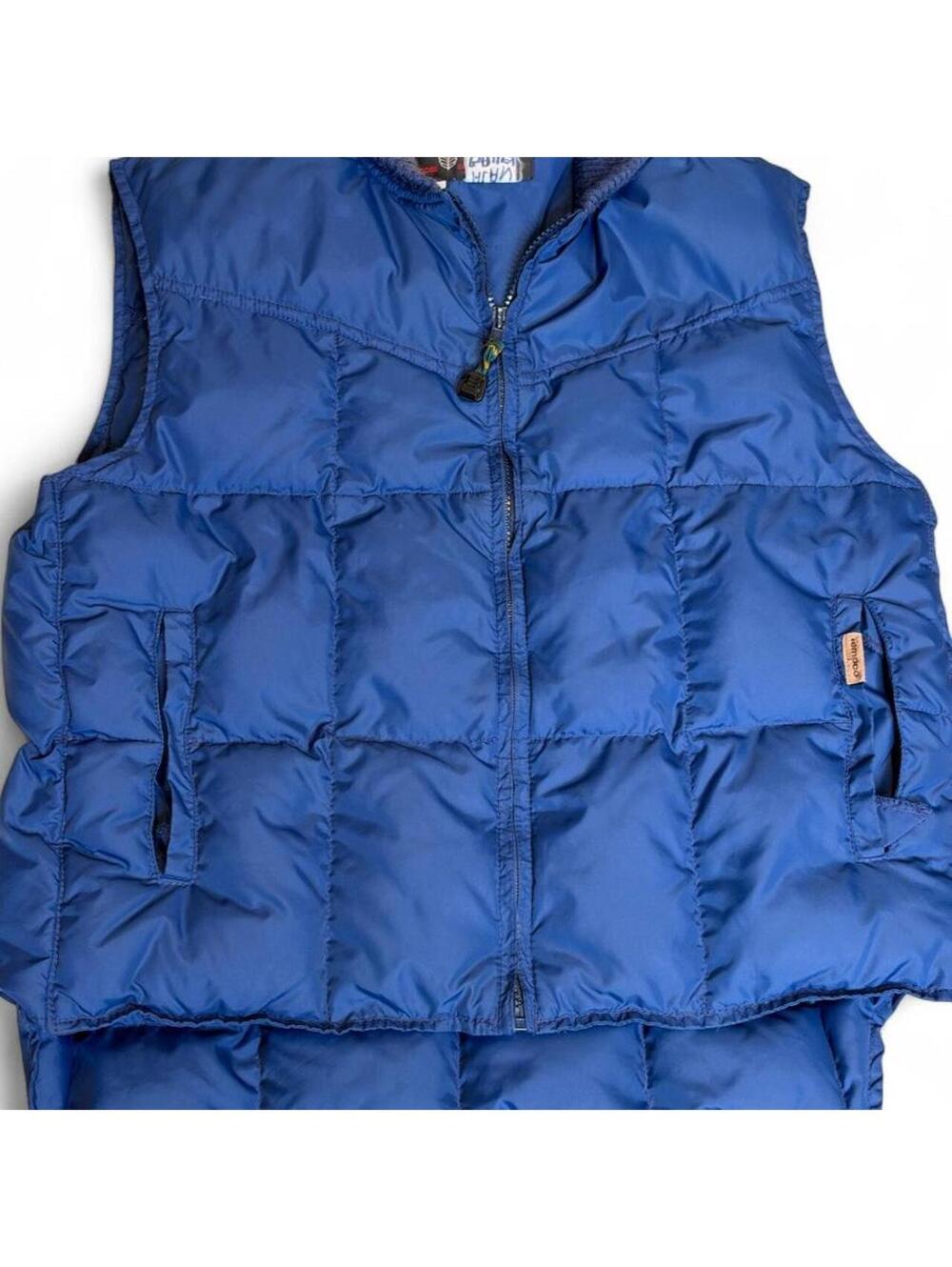 Tempco Men's Blue Goose Down Insulated Puffer Vest Size M